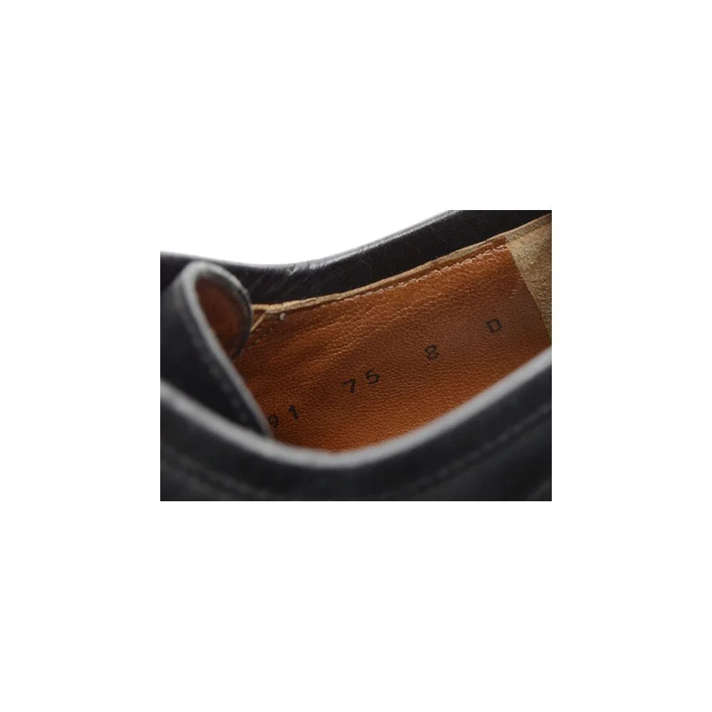 Men Fratelli Rossetti Black Chisel Toe Oxfords 8 D